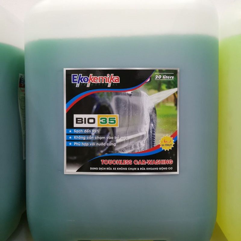 Sử dụng dung dịch BIO 35 không cần chạm tay