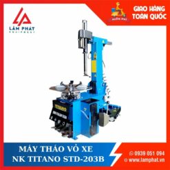 Máy ra vào lốp, máy tháo vỏ xe tải Titano STD-203B có cần gật gù