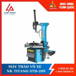 Máy tháo lốp, máy ra vào lốp ô tô Titano STD-209 Công nghệ Italy