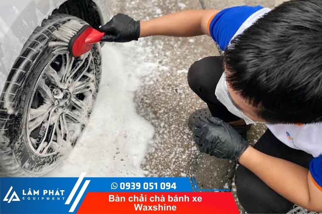 Hướng dẫn sử dụng Bàn chải chà bánh xe Maxshine