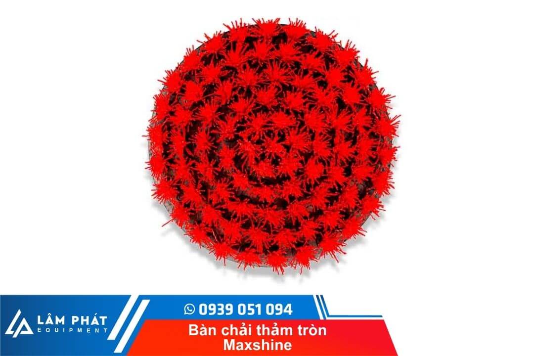 Bàn chải thảm tròn 5 inch Maxshine