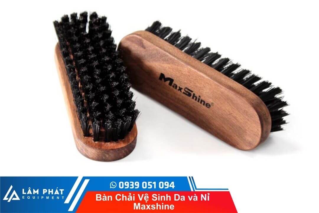 Bàn chải vệ sinh da và nỉ Maxshine