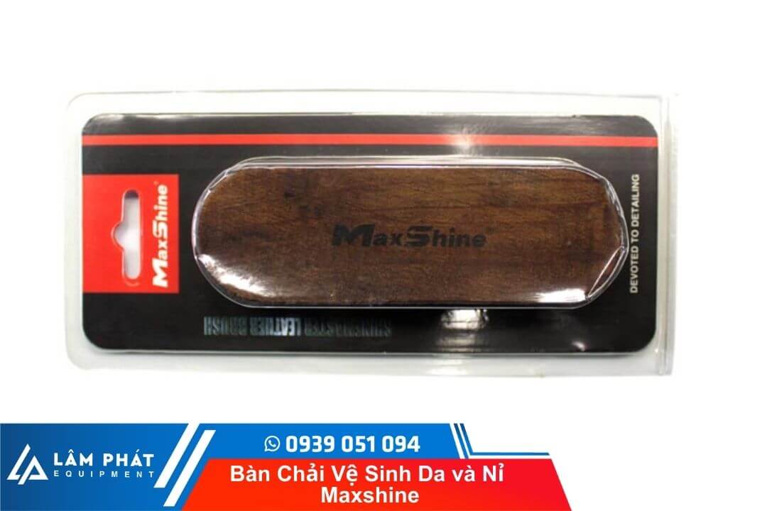 Bộ sản phẩm Bàn chải vệ sinh da và nỉ Maxshine