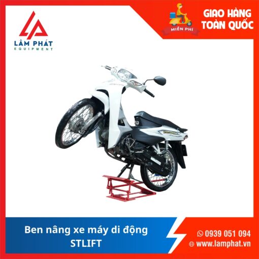 Ben nâng rửa xe máy di động không cần lắp đặt STLIFT - Hình ảnh 6