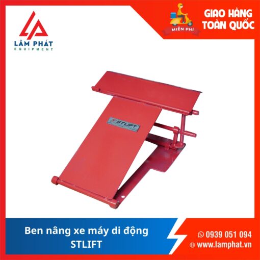 Ben nâng rửa xe máy di động không cần lắp đặt STLIFT - Hình ảnh 5