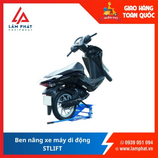 Ben nâng rửa xe máy di động không cần lắp đặt STLIFT - Hình ảnh 4