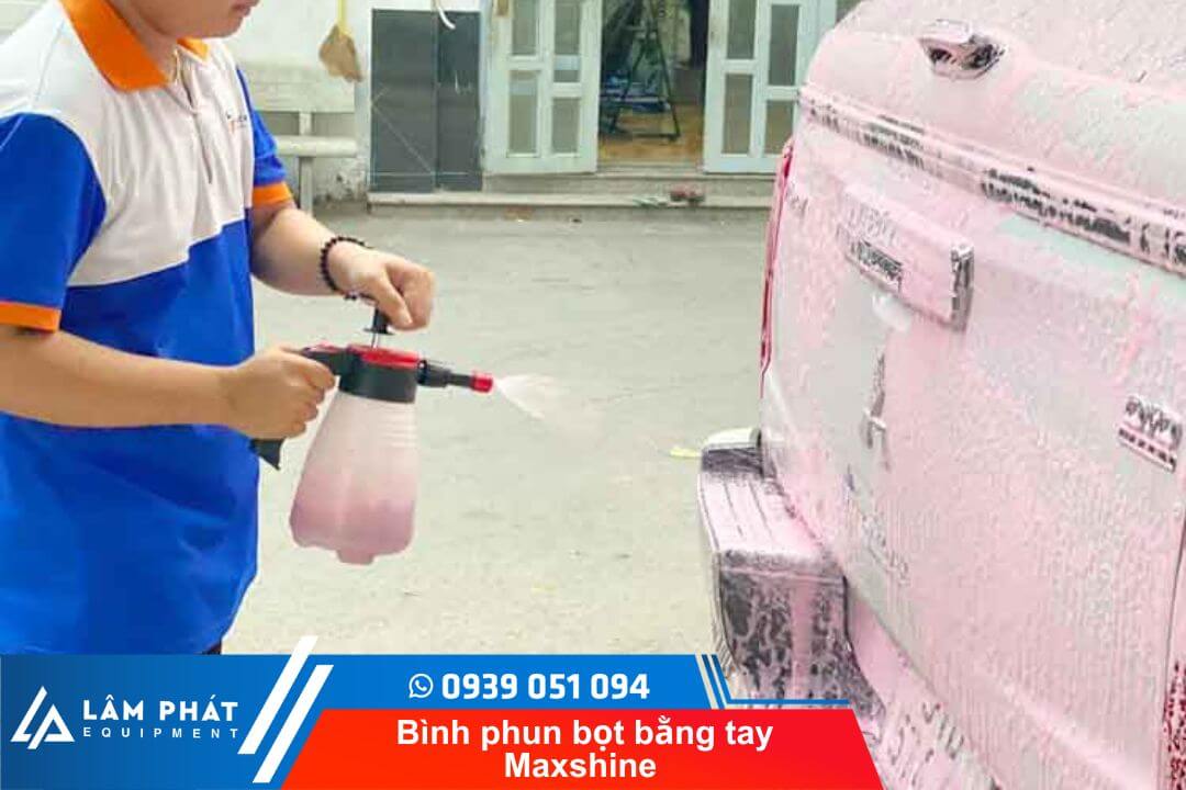 Hướng dẫn sử dụng Bình phun bọt bằng tay Maxshine