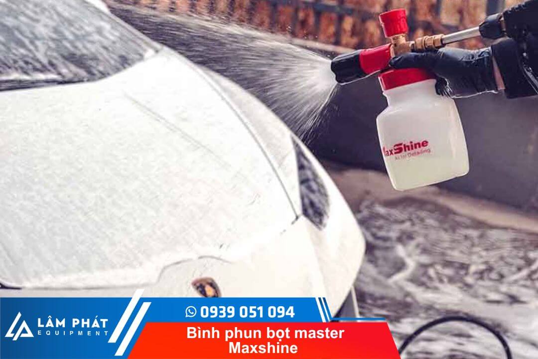 Hướng dẫn sử dụng Bình phun bọt master Maxshine