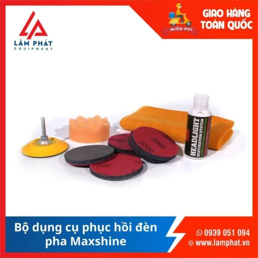 Bộ Dụng Cụ Phục Hồi Đèn Pha Maxshine