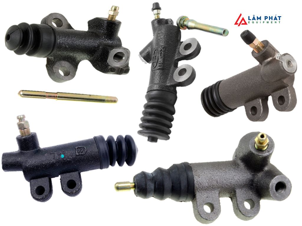 Xi lanh chính và xi lanh cắt là hai bộ phận thủy lực quan trọng trong hệ thống điều khiển ly hợp ô tô.