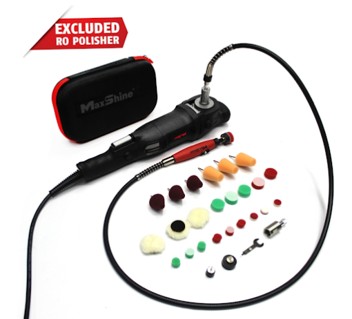 Công dụng Bộ máy đánh bóng mini đồng tâm Maxshine MN01 8 chi tiết Bao gồm