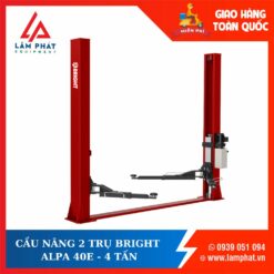 CẦU NÂNG 2 TRỤ GIẰNG DƯỚI BRIGHT ALPA 40E - 4 TẤN,GIẬT 2 BÊN