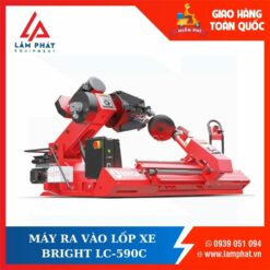 Máy tháo vỏ xe, ra vào lốp xe tay ga, xe máy, ô tô, xe tải BRIGHT LC-590C Công nghệ ITALY