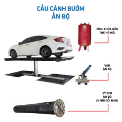 Cầu nâng 1 trụ rửa xe ô tô LP5014 mặt bàn cánh bướm Ấn Độ
