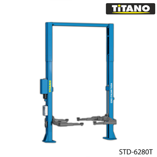 CẦU NÂNG Ô TÔ 2 TRỤ TITANO STD-6280T 8 TẤN