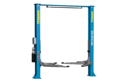 CẦU NÂNG Ô TÔ 2 TRỤ GIẰNG TRÊN TITANO STD-6345 - 4.5 TẤN, CÓC ĐIỆN