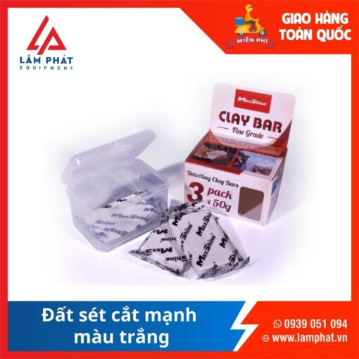 Đất Sét Cắt Sắc Mịn Màu Trắng