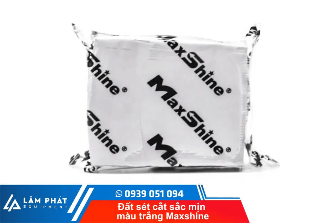 Đất sét cắt mạnh màu trắng Waxshine