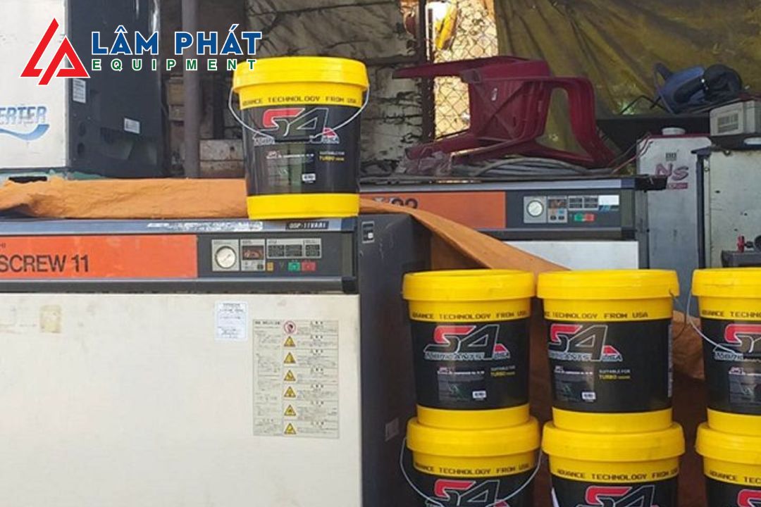 dầu máy nén khí trục vít