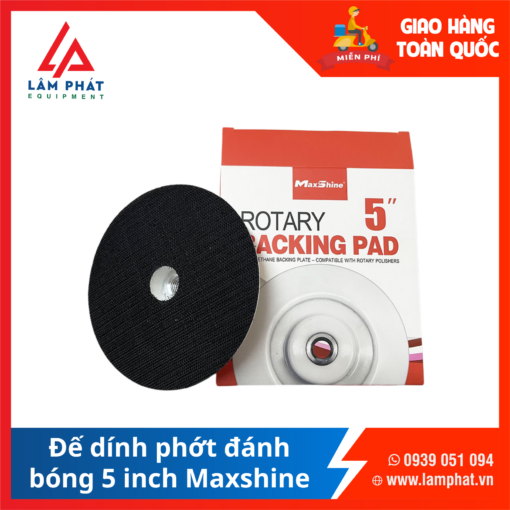Đế dính phớt đánh bóng 5 inch Maxshine