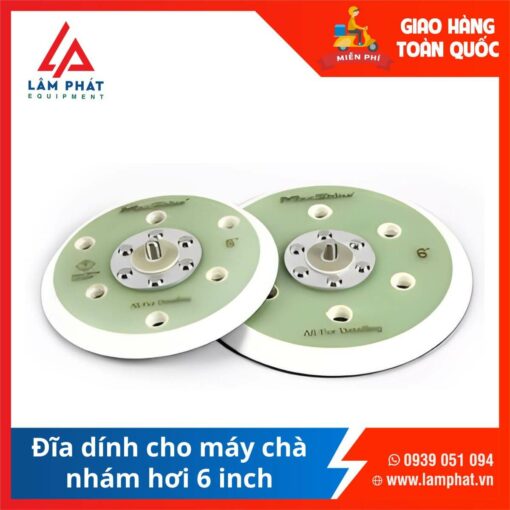 Đĩa dính cho máy chà nhám hơi 6 inch