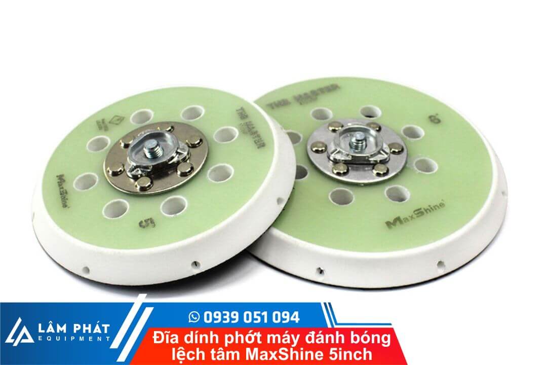 Đĩa dính phớt máy đánh bóng lệch tâm MaxShine 5inch