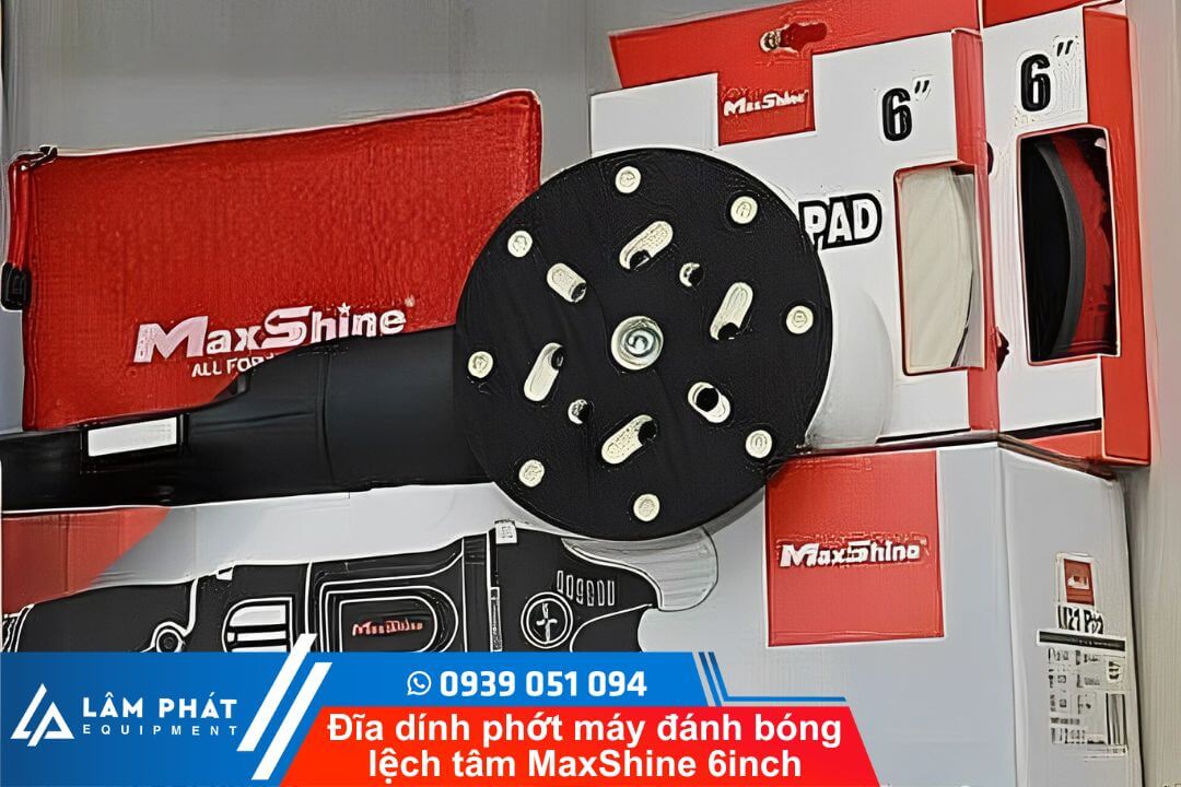 Hướng dẫn sử dụng đĩa dính phớt máy đánh bóng lêch tâm Maxshine