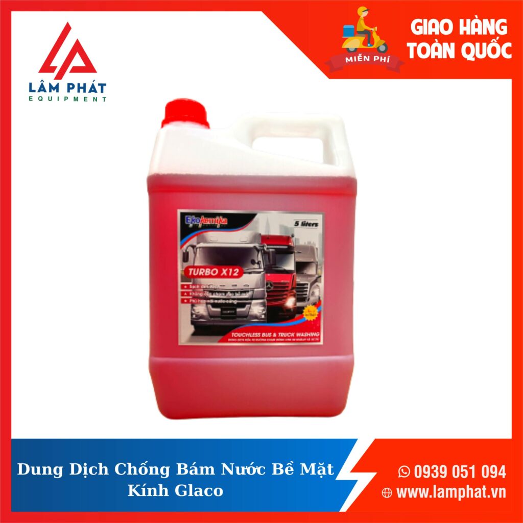 Dung dịch rửa xe không chạm Ekokemika Turbo X12 - Lâm Phát
