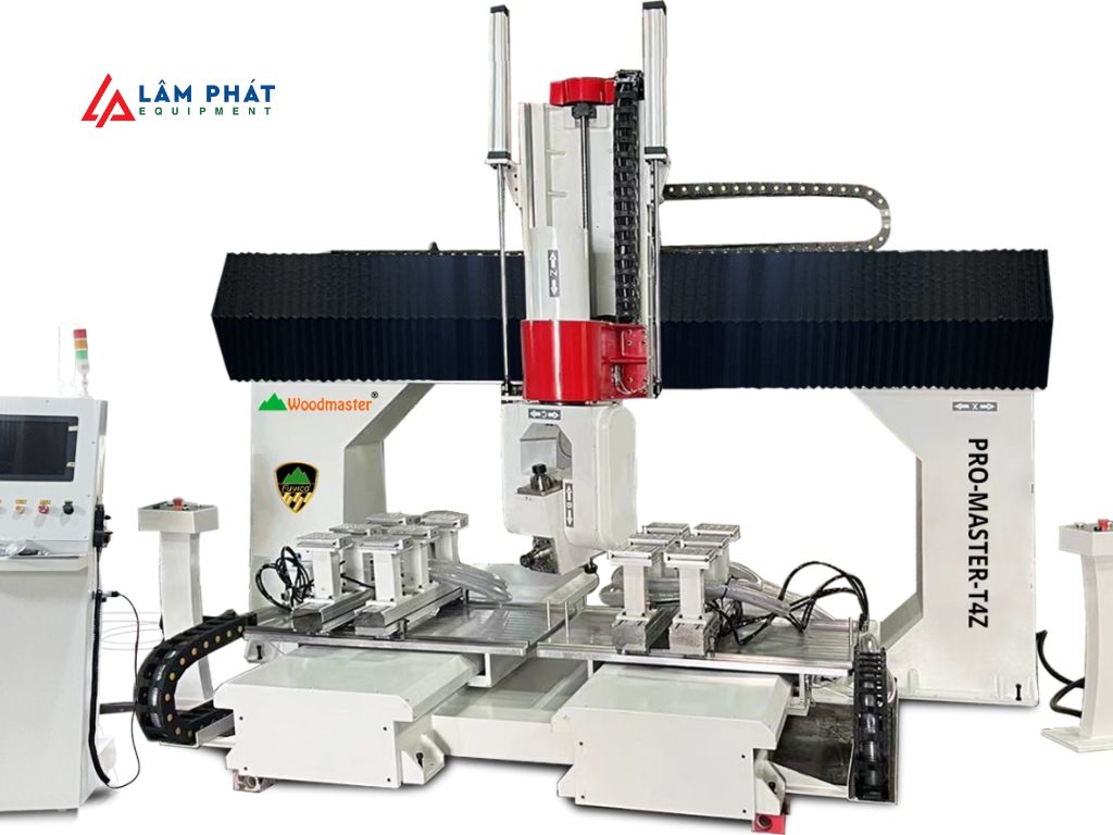 Máy tiện CNC 5 trục hiện đại 