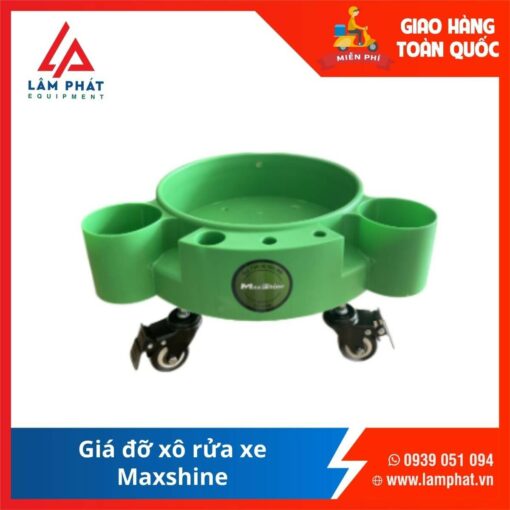 Giá Đỡ Xô Rửa Xe Xanh lá