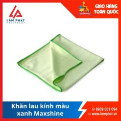 Khăn lau kính màu xanh Maxshine