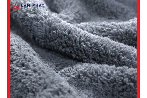 Khăn lau Wax sợi nhỏ màu xám Maxshine 10104040G