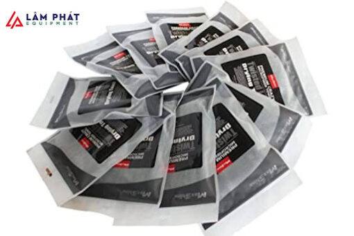 Khăn lau Wax sợi nhỏ màu xám Maxshine 10104040G