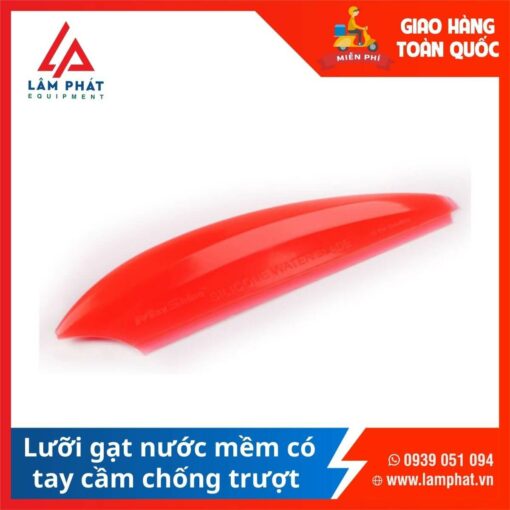 Lưỡi gạt nước mềm bằng silicon có tay cầm chống trượt