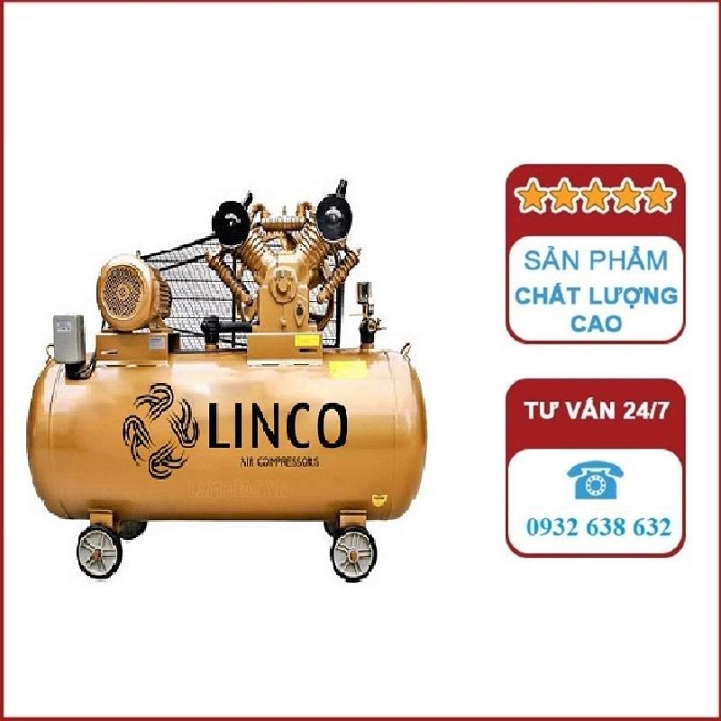Máy nén khí Linco 10hp - 500L hàng hàng nhập khẩu chính hãng chất lượng cao