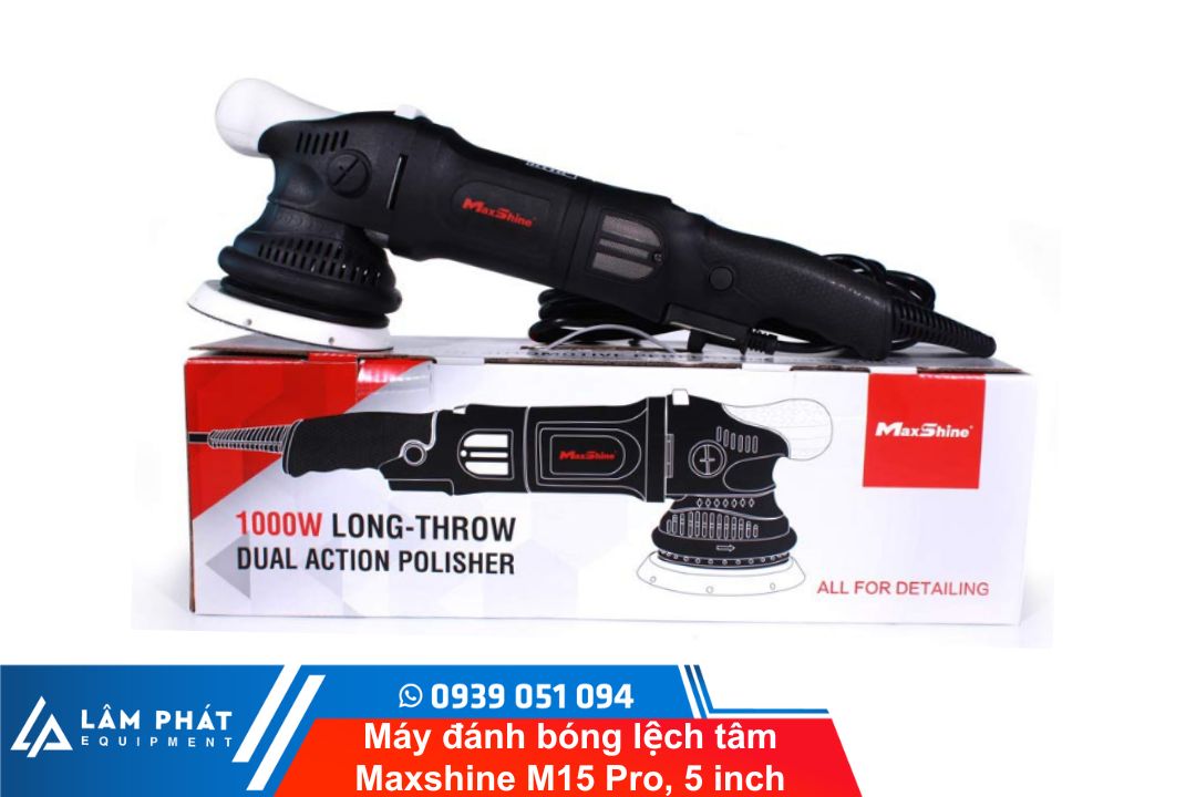 Máy đánh bóng lệch tâm M15 Pro, 5 inch Maxshine