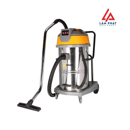 Máy hút bụi 80L được làm bằng chất liệu inox 304 cao cấp, chông gỉ