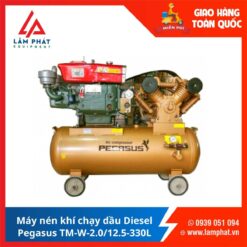 Máy nén khí chạy dầu Diesel Pegasus TM-W-2.0/12.5-330L