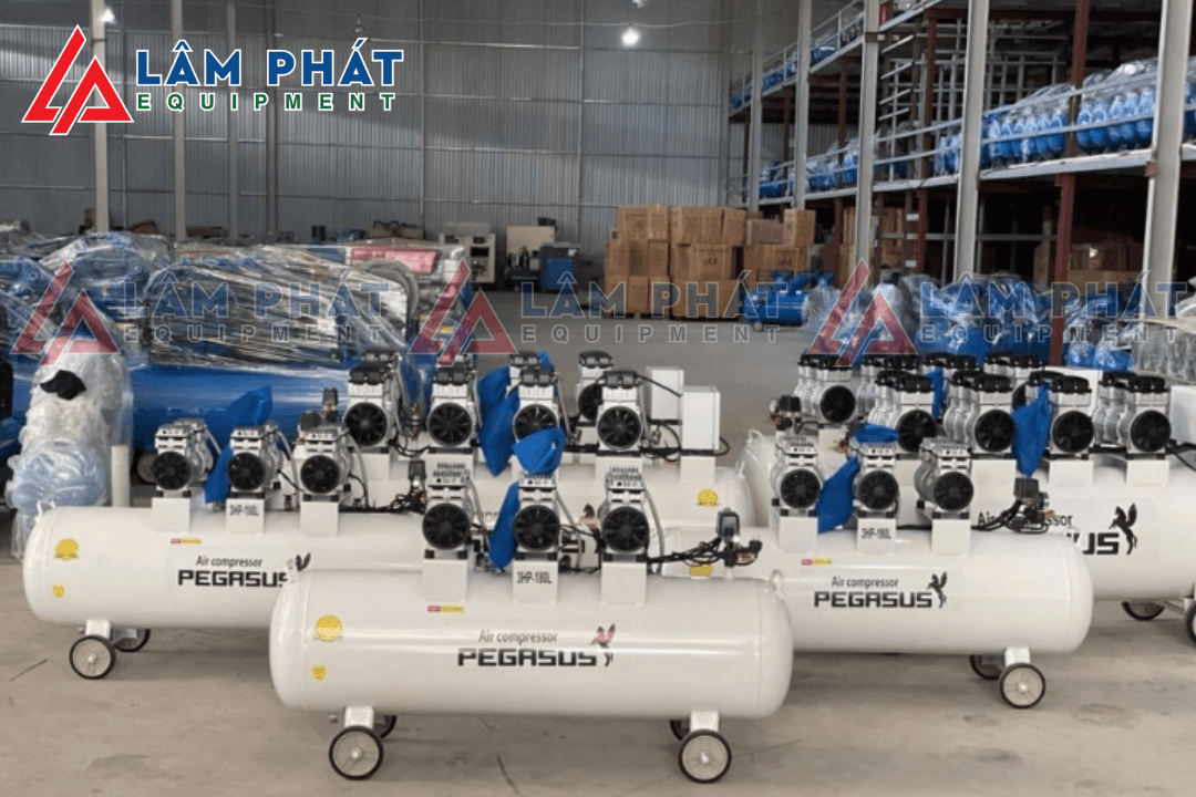 Hiệu suất làm việc của Máy nén khí không dầu Pegasus TM-OF1100*3-180L