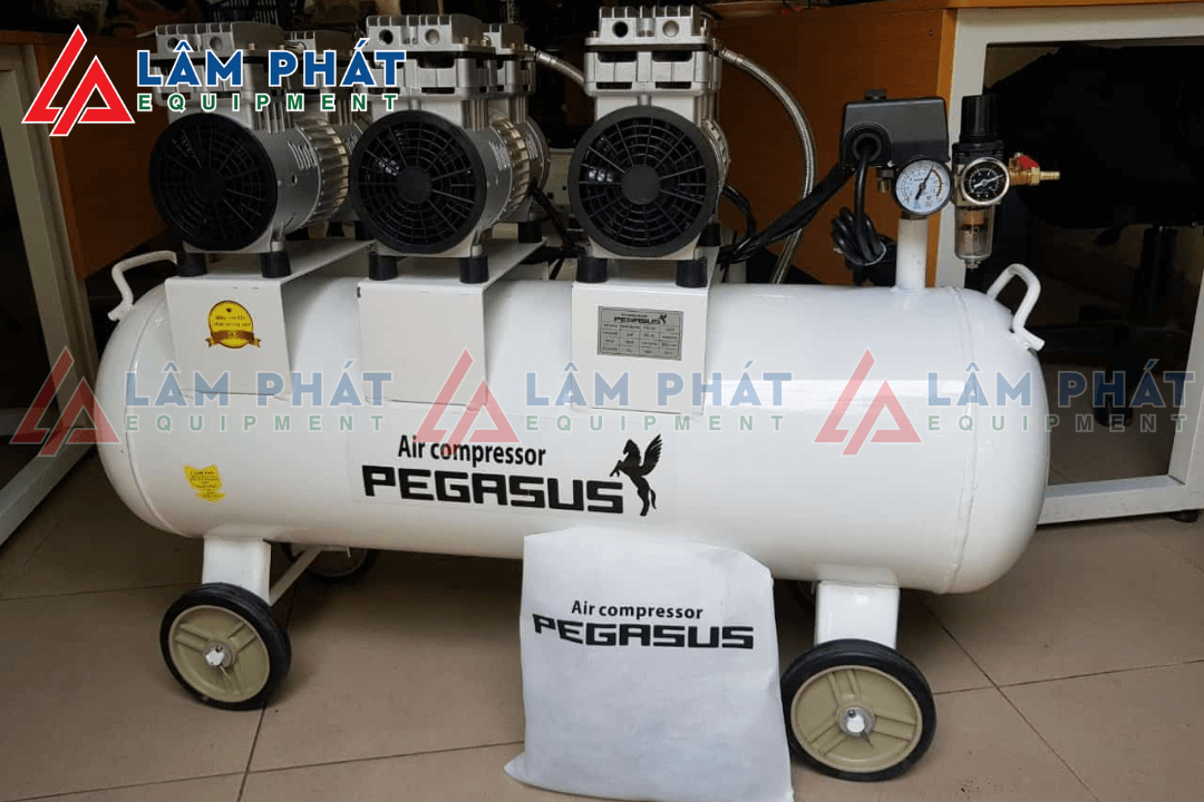 Máy nén khí không dầu Pegasus TM-OF750x3-70L