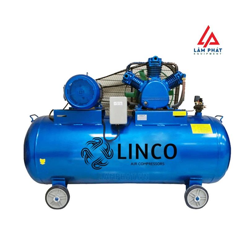 Máy nén khí Linco dung tích 500 lít chất liệu thép phun sơn tĩnh điện không gỉ