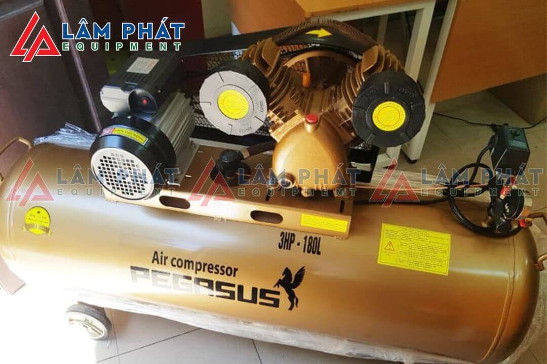 Máy nén khí dây đai Pegasus TM-V-0.36/12.5-180L