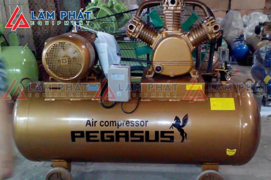 Máy nén khí dây đai Pegasus TM-W-0.9/8-330L 