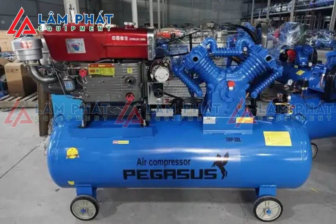 Máy nén khí chạy dầu Diesel Pegasus TM-V-1.05/12.5-500L
