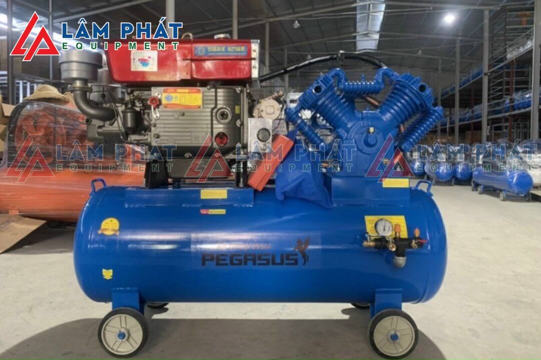 Máy nén khí chạy dầu Diesel Pegasus TM-W-1.0/8-500L