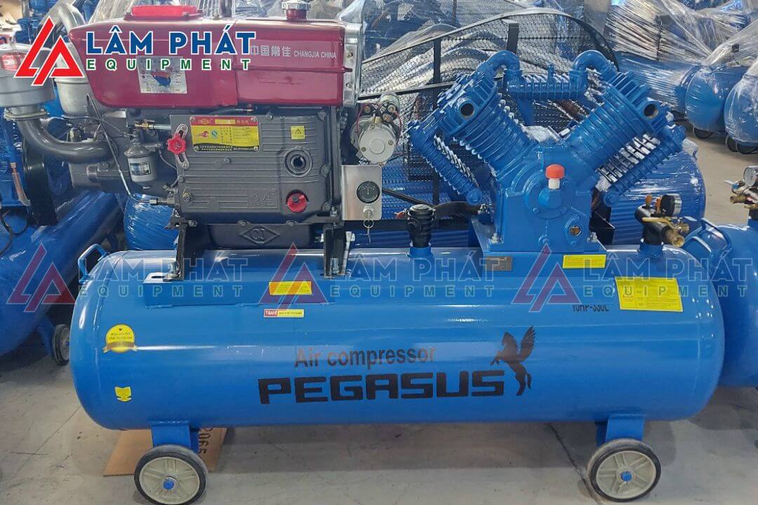 Máy nén khí chạy dầu Diesel Pegasus TM-W-2.0/8-500L