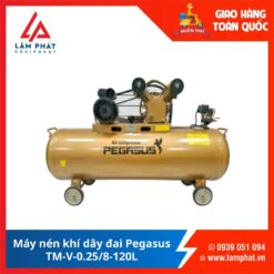 Máy nén khí dây đai Pegasus TM-V-0.25/8-120L