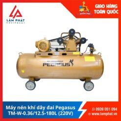 Máy nén khí dây đai Pegasus TM-W-0.36/12.5-230L (220V)