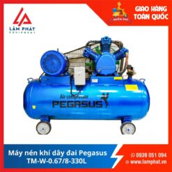 Máy nén khí dây đai Pegasus TM-W-0.67/8-330L