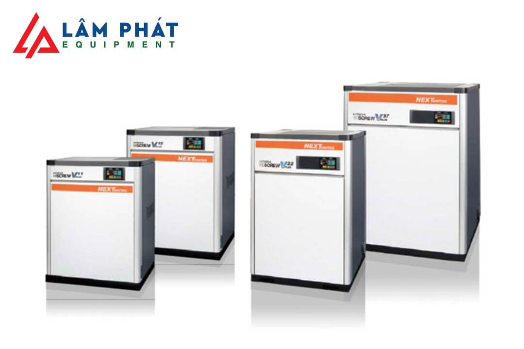 máy nén khí trục vít Hitachi